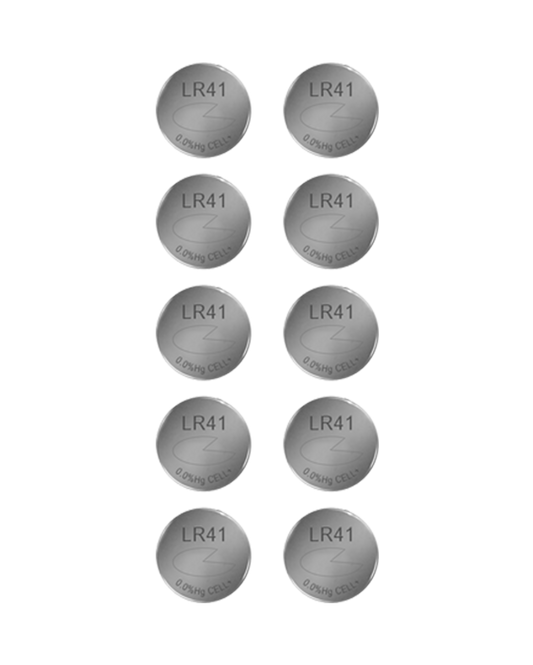 10-Pack LR41 Button Batteries
