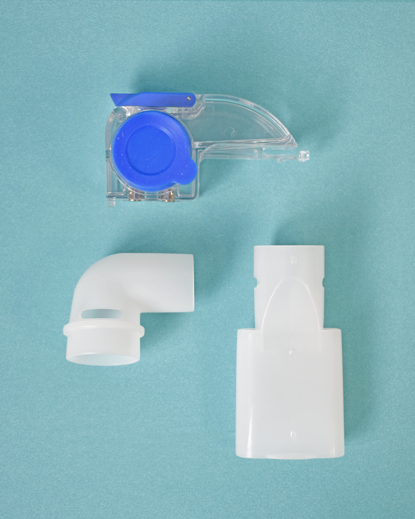 Electronic Vibrating Pocket Mesh Nebulizer Medication Cup, Mouthpiece, and Mask Adapter