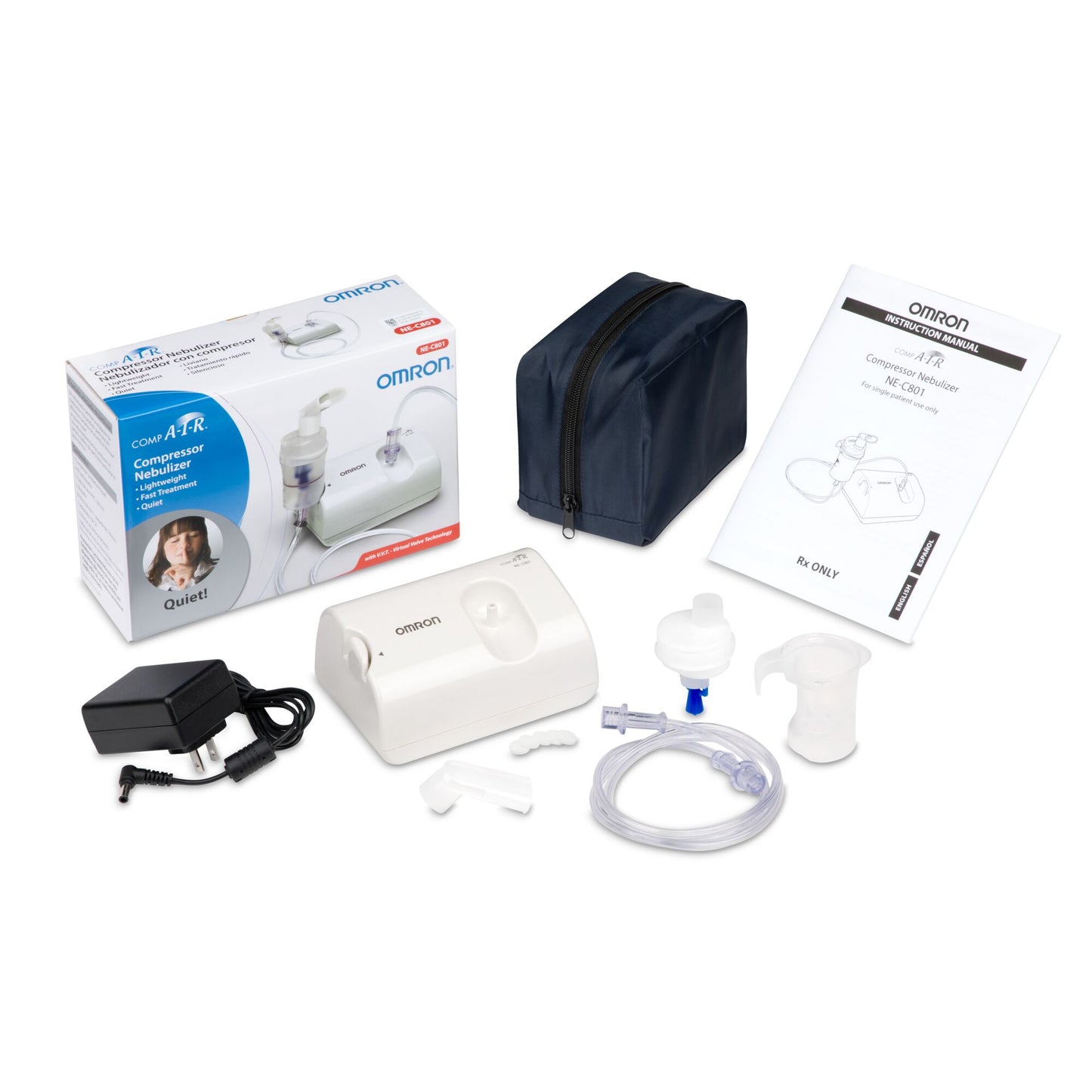 OMRON CompAir Compressor Nebulizer System (NE-C801) [Prescription Required]