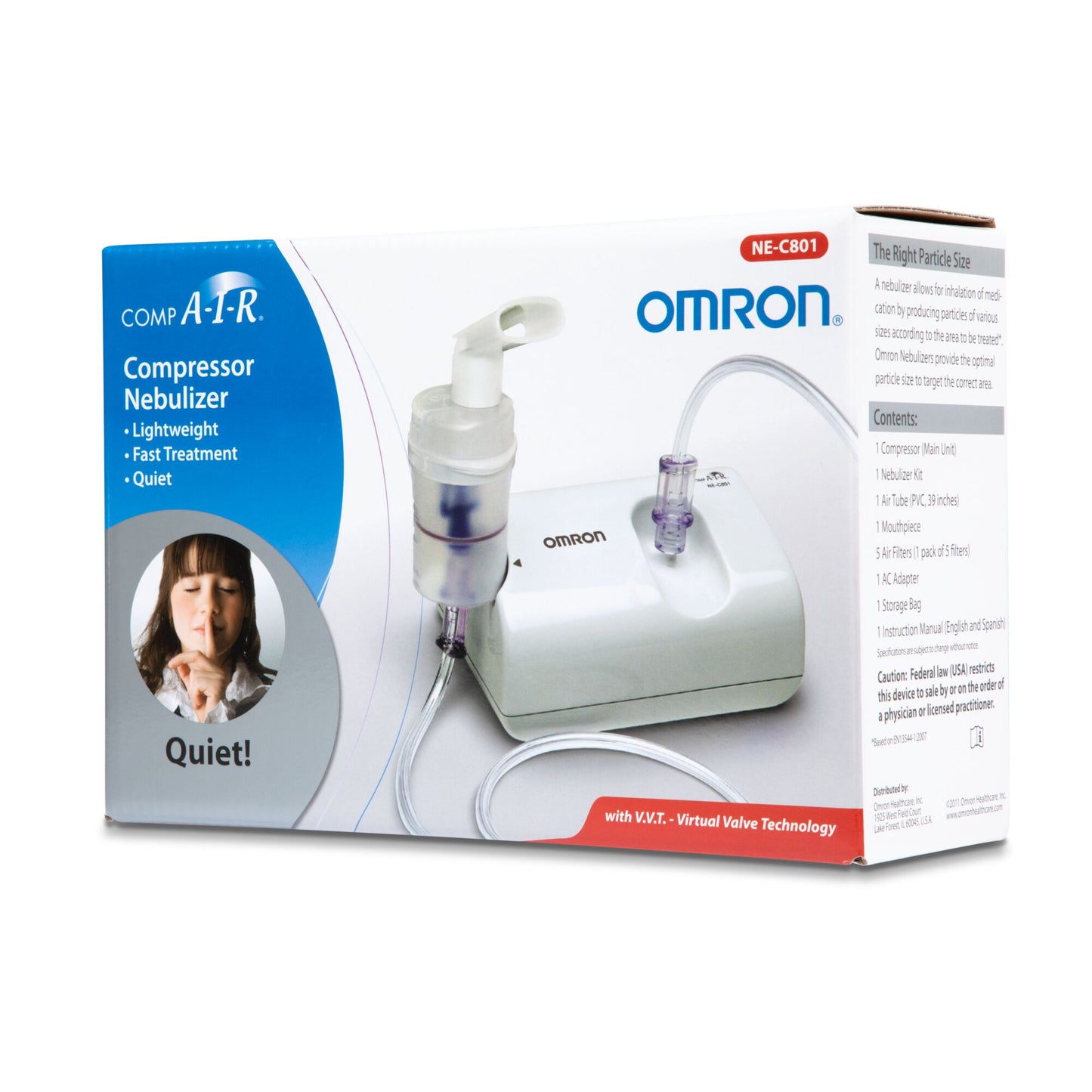 OMRON CompAir Compressor Nebulizer System (NE-C801) [Prescription Required]