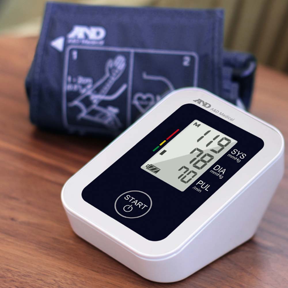 A&D Medical Essential Blood Pressure Monitor with Wide Range Cuff (UA-651)