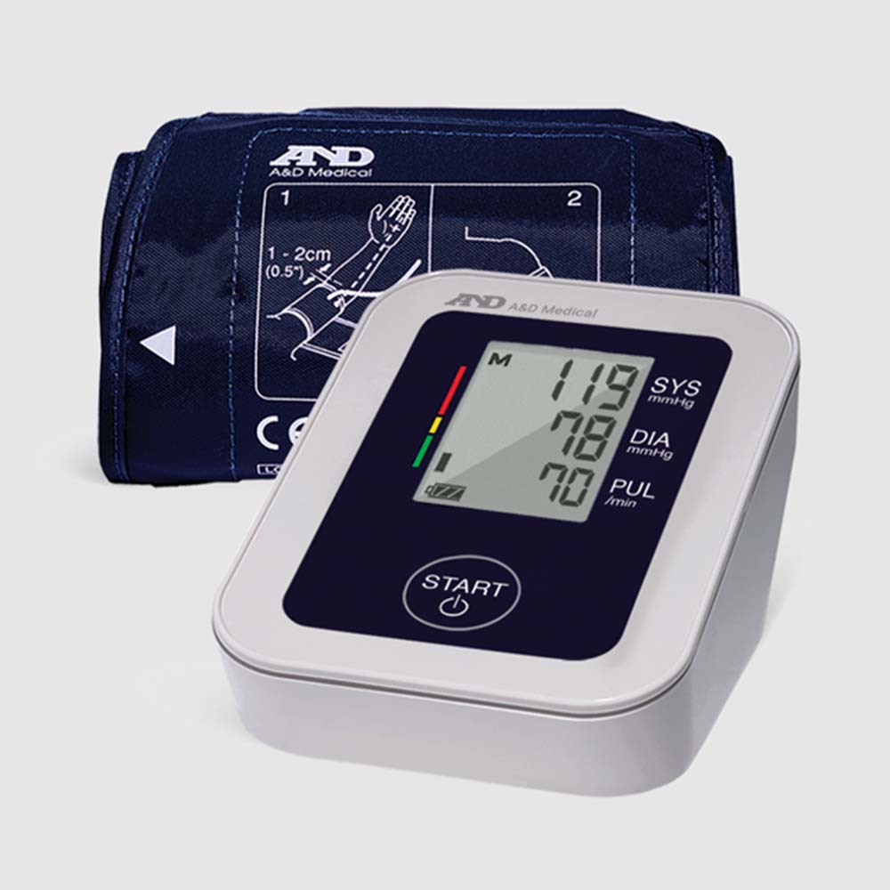 A&D Medical Essential Blood Pressure Monitor with Wide Range Cuff (UA-651)