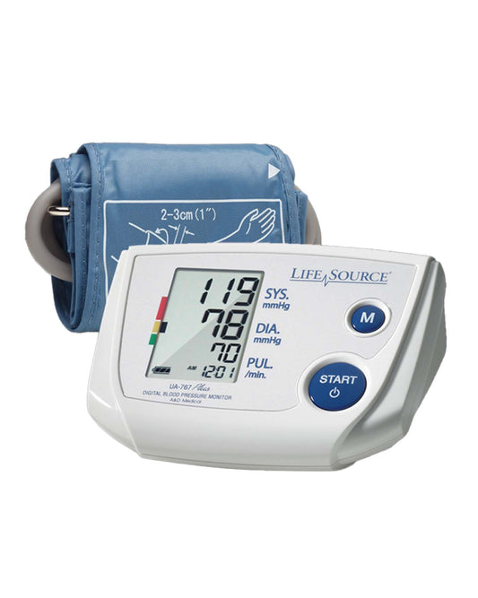 A&D Medical Pro Blood Pressure Monitor with Small Cuff and AC Adapter (UA-767PSAC)