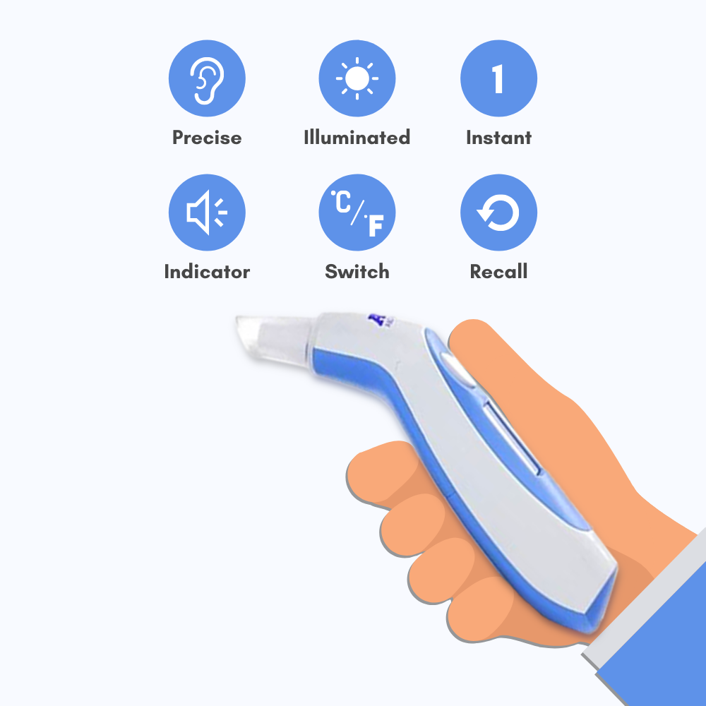 A&D Medical Instant Ear Thermometer (UT-302)